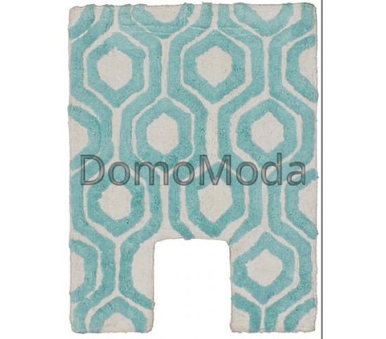 Килим для ванної Indian Handmade Nuts RIS-BTH-5232 AQVA-WHITE - Висока якість за найкращою ціною в Україні зображення 2.